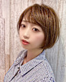 【monaco】20代丸顔さんに似合わせる丸みショートヘア