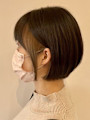 大人ショートボブショートカットココアアッシュくびれミディ