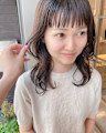 前髪ストレート