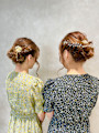 ヘアアレンジ×アップスタイル