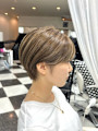 美髪ショートヘア