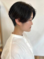 【MICHI 富田店　西村亜矢】ハンサムショート　ツヤ髪