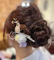 お着物、パーティー、ヘアセット
