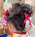 七五三着物ヘアセット