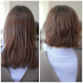 【デジタルパーマ】切りっぱなしボブにニュアンスパーマ