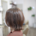 ナチュラルにくびれるボブスタイル