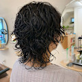 似合わせパーマ　ウルフヘア　白髪が気になる方にも◎