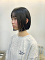 切りっぱなしボブ