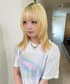 一度は憧れる抜きっぱなしブロンド☆ウルフ風レイヤーカット