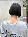 切りっぱなしボブ