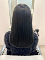 blue black × 重めロング