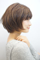 お手入れ簡単　後頭部ふんわりショート　表参道　美容院