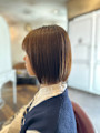 髪質改善ストレート ショートボブ