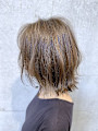 ぱっつんロブ グレージュ♪
