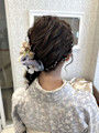 [aina]ヘアセット/編み下ろし/卒業式