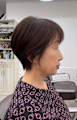 大人女性のレイヤーショートヘア