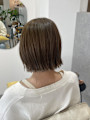 20代30代大人可愛い切りっぱなしぷつっとミニボブ