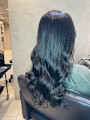 髪質改善＊ブルーブラックツヤ髪ウェーブ＊美髪【Zina高槻】