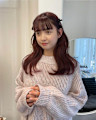 立川｜ピンクブラウンのゆる巻きミディアム