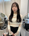 沖縄新都心｜黒髪のゆるウェーブロング