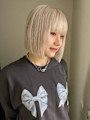 ホワイトブロンドミニマルボブ（bani）