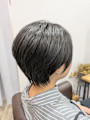 ショート/黒髪/マッシュ