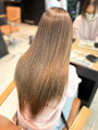 髪質改善カラー×ミルクティーベージュ♪