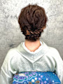 ふんわり着物アップヘア