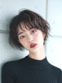 20代30代40代　小顔カットマッシュショート