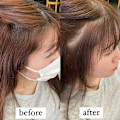 前髪縮毛矯正