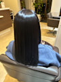 ナチュラルストレート　ロングスタイル