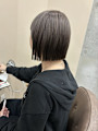 切りっぱなしボブ/ボブ/ミニボブ/タッセルボブ/グレージュ/