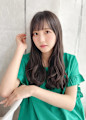 ナチュラル可愛いAラインカール