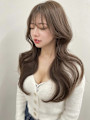 【newi三宮】韓国ロングレイヤー/ヘーゼルベージュ/髪質改