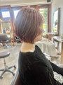 ニュアンスカラー/ピンク系カラー/大人ショート/20代30代
