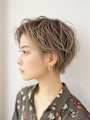20代30代40代　大人外国人風マニッシュショート