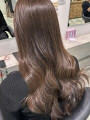 韓国風/髪質改善カラー/艶/ラベンダーブラウン