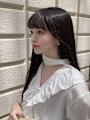 ぱっつん前髪ナチュラルストレート*Zina