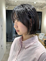 髪質改善＊黒髪くびれヘアボブ＊美髪【Zina福岡天神】