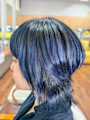 コバルト＆ラピスのウルフカット、素敵です。
