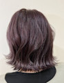 艶髪パープル外ハネボブ【盛岡/本宮】