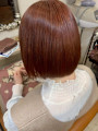 #ミニボブ　#チェリーブラウン