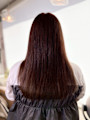 イルミナカラーでツヤストレート