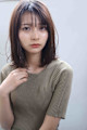 前髪＆トップストレート