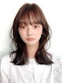 ロングレイヤー美肌カラーデジタルパーマ透明感20代30代