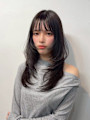 ★韓国ヘアハッシュカット/ハイレイヤーカット前髪顔周り