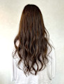 【髪質改善オイルカラー・ピンクベージュ・ロングウェーブ】