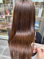 渋谷/デジタルパーマ/チェリーブラウン/フェザーパーマ