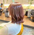 ブラウン/透明感カラー/似合わせカット/髪質改善Tr