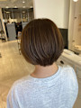 大人可愛い丸みショートボブ赤羽美容院おすすめスタイル